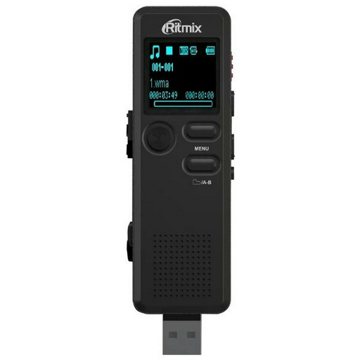 Диктофон Ritmix RR-610 8Gb черный