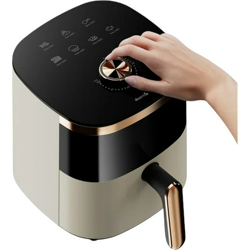 Аэрофритюрница Deerma Air Fryer DEM-KZ30W black/gold