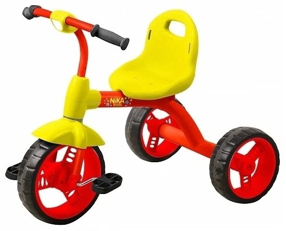 Трёхколёсный велосипед Nika kids ВД1/5 красный, желтый
