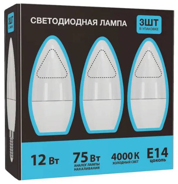 СТАРТ 12W E14, светодиодная, нейтральный белый