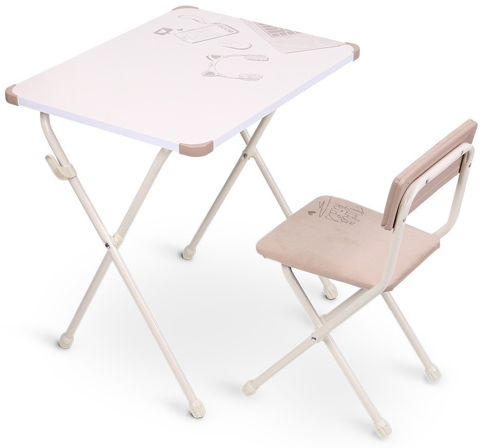 Nika КДМ1/2 комплект, 45x58x60 см, светло-розовый