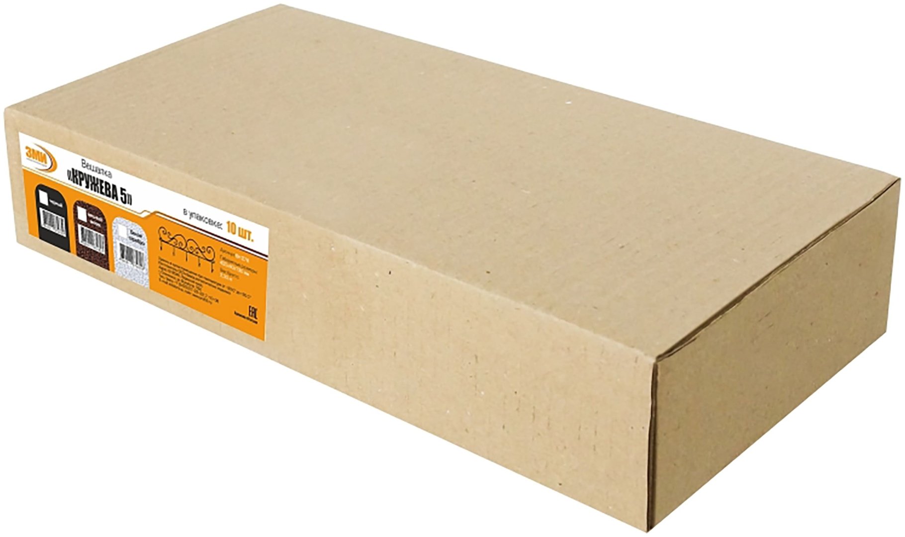 ЗМИ Вешалка настенная металл, 40x13 см, Кружева 5