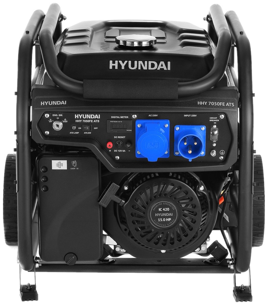 Электростанция бензиновая Hyundai 5 кВт 1 (220 В), HHY 7050FE ATS