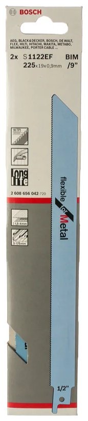 Пильное полотно Bosch 225 мм, 2 шт. арт. S-1122 EF 2608656042 купить,3837
