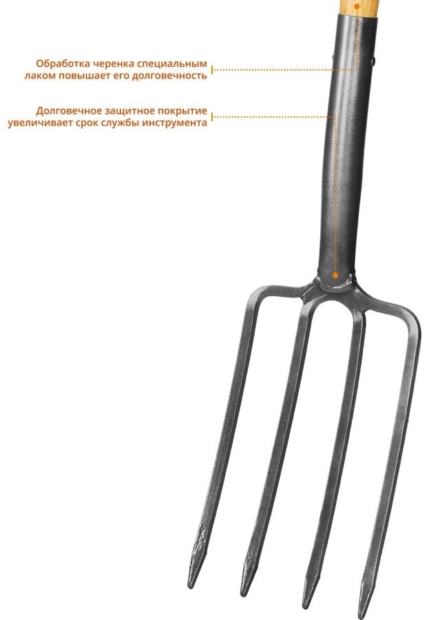 Вилы GRINDA 1200 см металл, пластик, дерево купить,12480