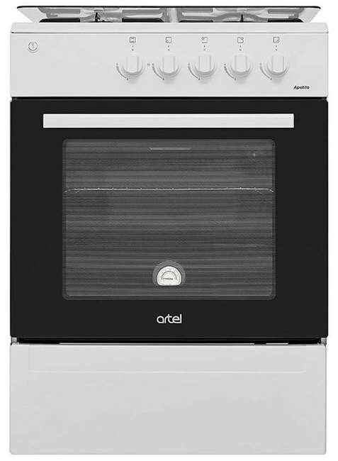 Плита газовая Artel Apetito 10-G серебристая