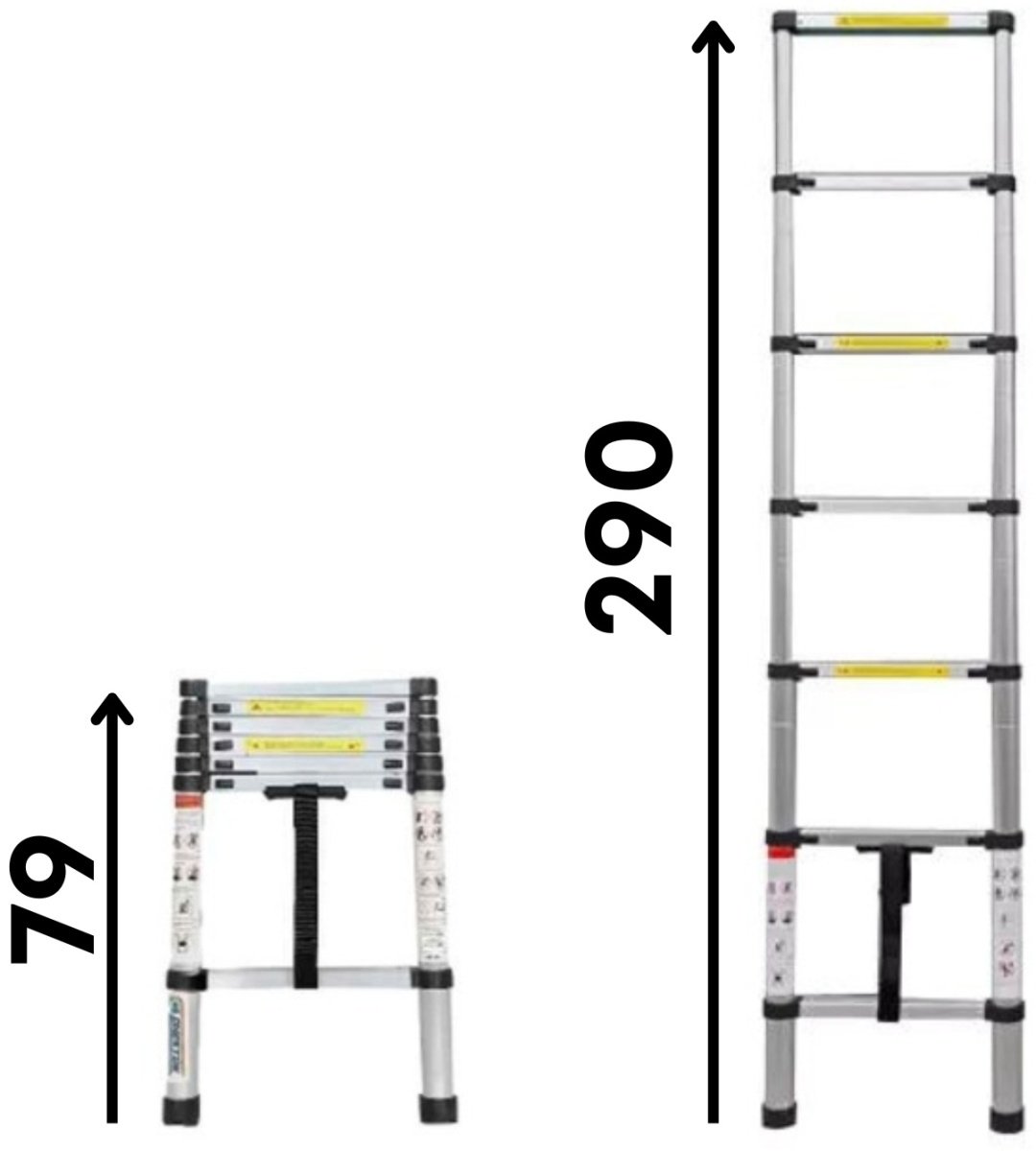 PROFSET лестница DLT209B, 290 см