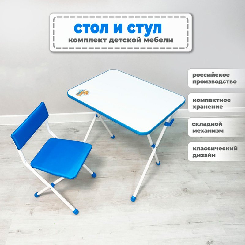 Nika КНД1/ГЛ комплект, 60x45x58 см, голубой купить,16100