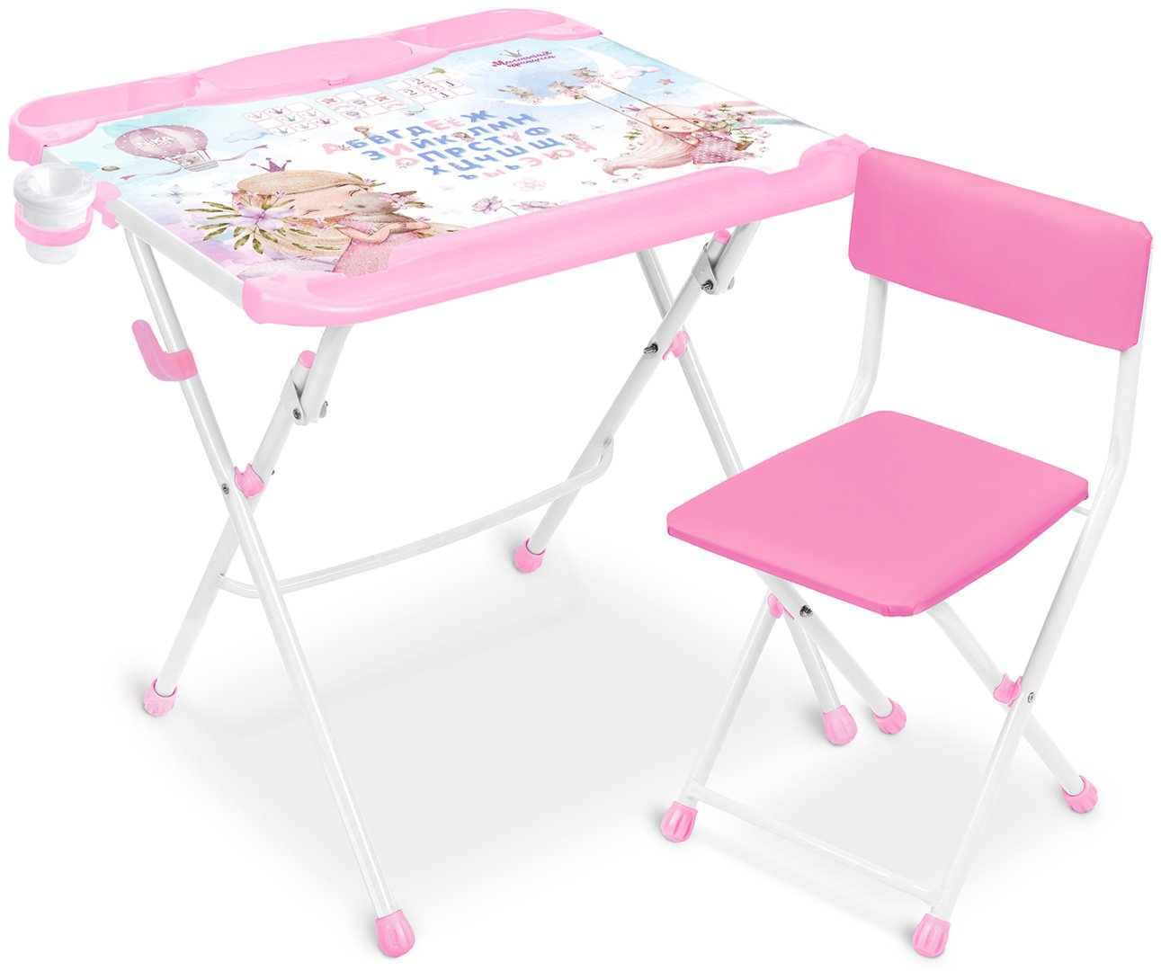 Nika kids КНД4/МП2 комплект, 60x52x58 см, розовый