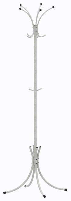 Вешалка стойка ЗМИ ВНП 366, металл, 63x182 см, белый