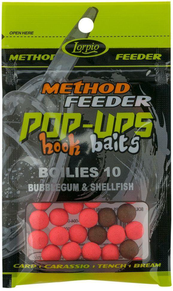 Бойлы Lorpio Hook Baits Warfters Dumbells  Shellfish & Bubblgum 10mm купить,NaN