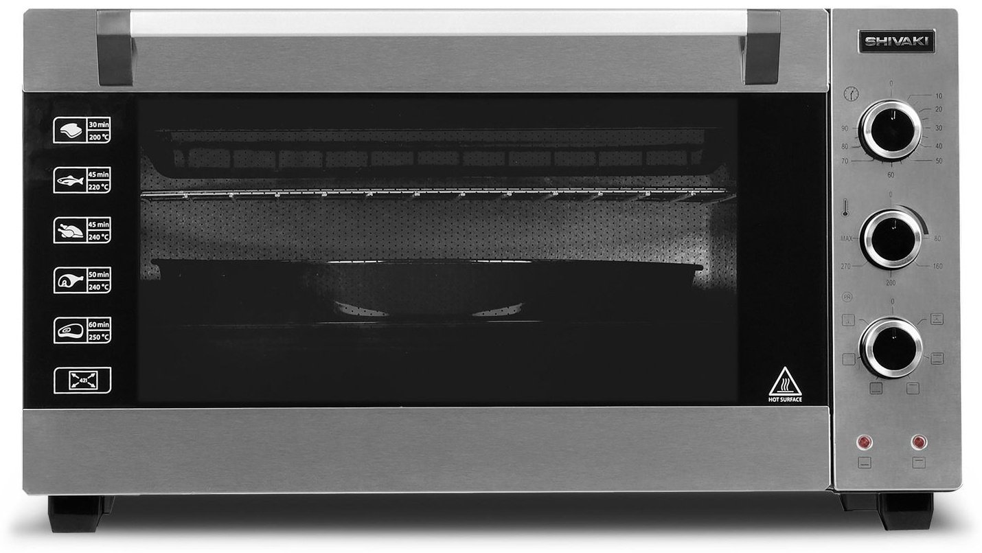 Настольная электропечь Shivaki MD 4218 E серый, черный
