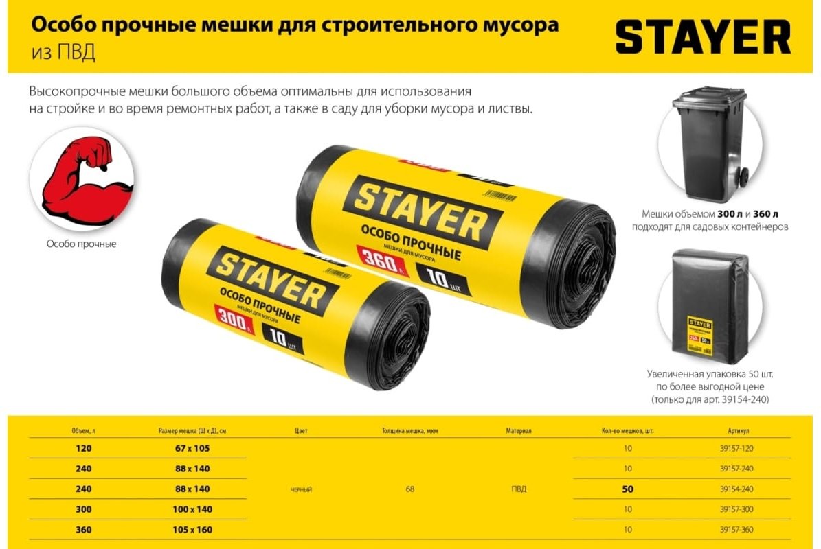 STAYER 39157-360 360 л купить,NaN