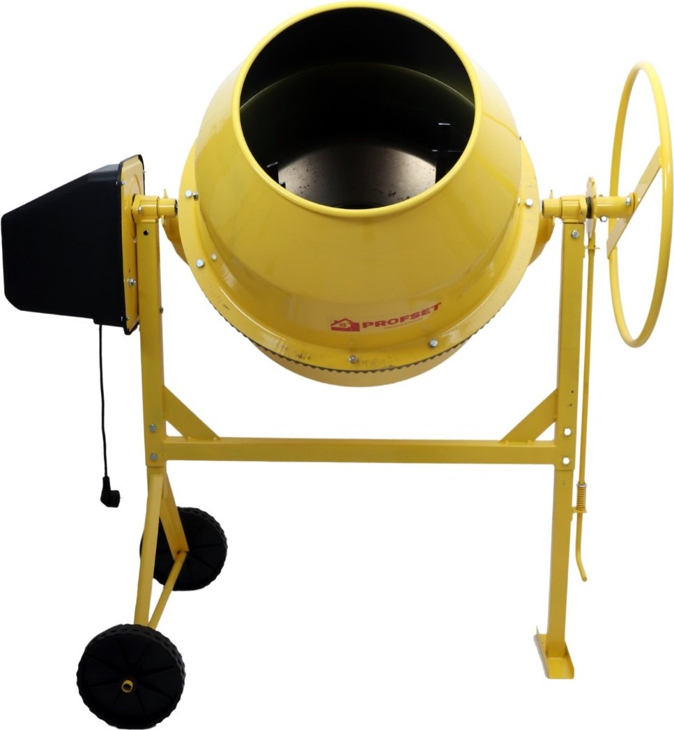 Бетономешалка PROFSET SET Б-180Ч 160 л чугунный венец