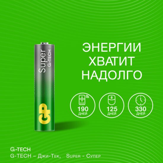 Батарейка AAA GP 40 шт купить,8290