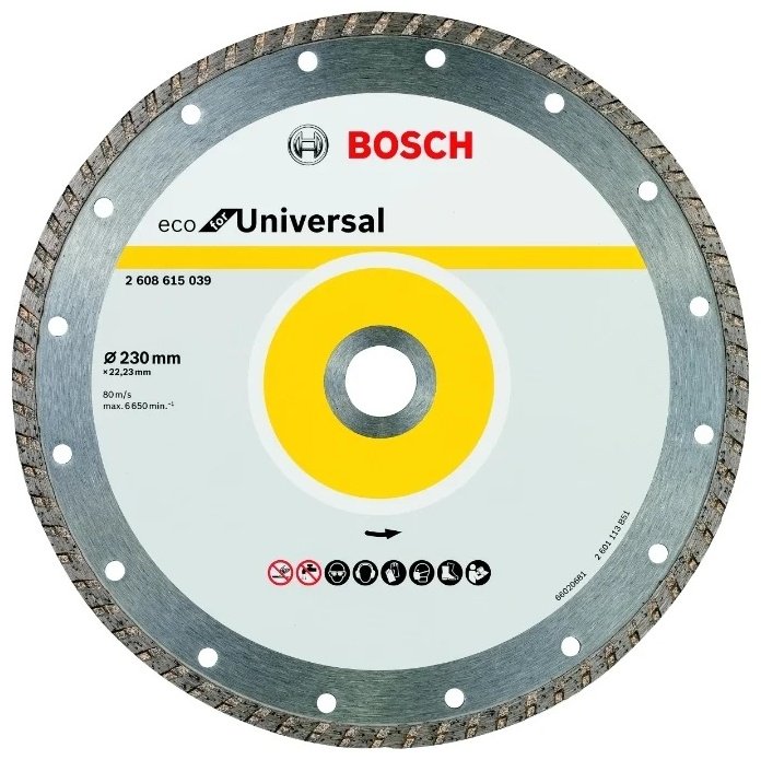 Bosch Алмазный отрезной диск Eco for Universal 230x22.23, 2608615039 купить,10623