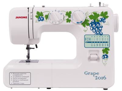 Швейная машина Janome Grape 2016 белая  купить,101647