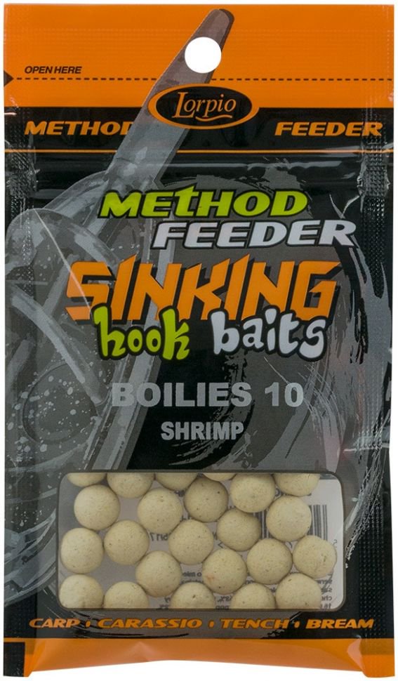 Бойлы Lorpio Hook Baits Sinking Boilies Shrimp 10mm купить,NaN