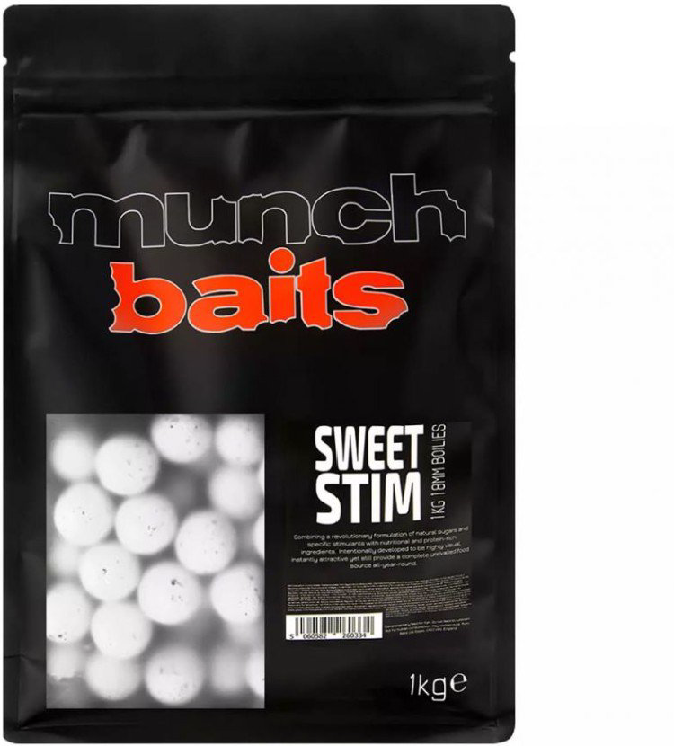Бойлы Munch Baits  Sweet Stim Boilies 18mm 1kg купить,NaN