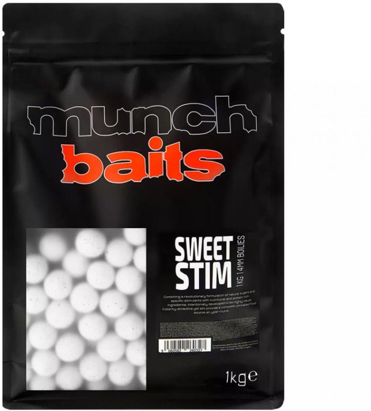 Бойлы Munch Baits  Sweet Stim Boilies 14mm 1kg купить,NaN