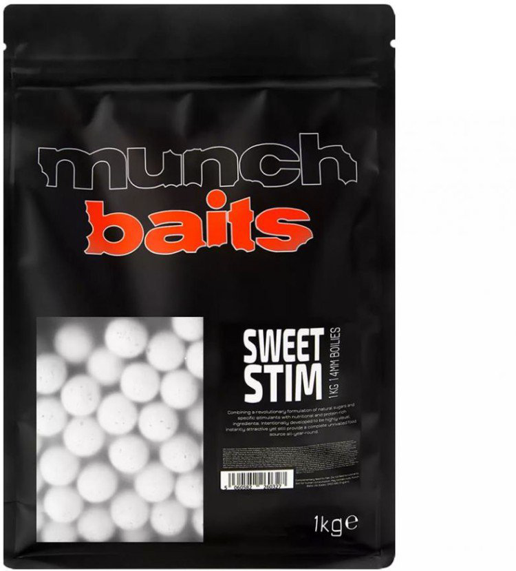 Бойлы Munch Baits  Sweet Stim Boilies 14mm 1kg купить,NaN