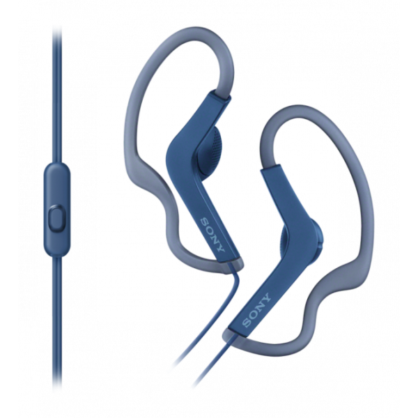 Наушники Sony MDR-AS210AP синие купить,NaN