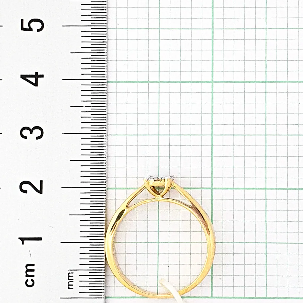 Кольцо Goldos SDR1864-14 17р 2,75гр 0,16ct. купить,NaN