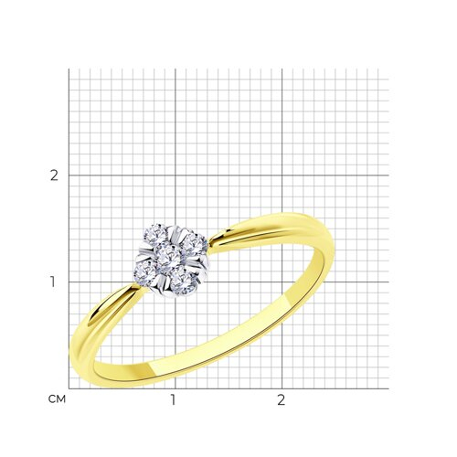 Кольцо Sokolov 018759-2 16.5р 1.26гр  купить,100800