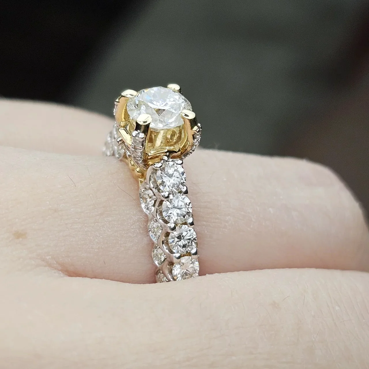 Кольцо Deimantas 113848183 18р 1,1ct. купить,NaN