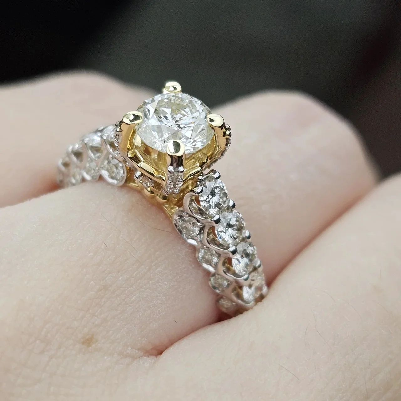 Кольцо Deimantas 113848183 18р 1,1ct. купить,NaN