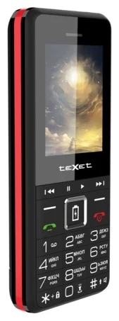 Мобильный телефон TeXet TM-D215 черно-красный