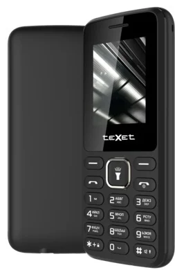 Мобильный телефон TEXET TM-B118 черный