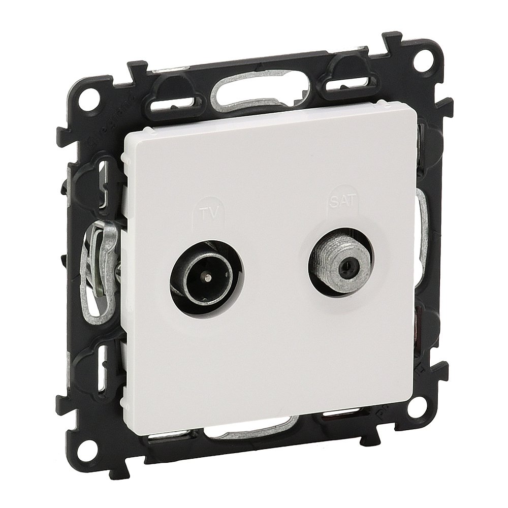 Розетка Legrand 753458 белая купить,NaN
