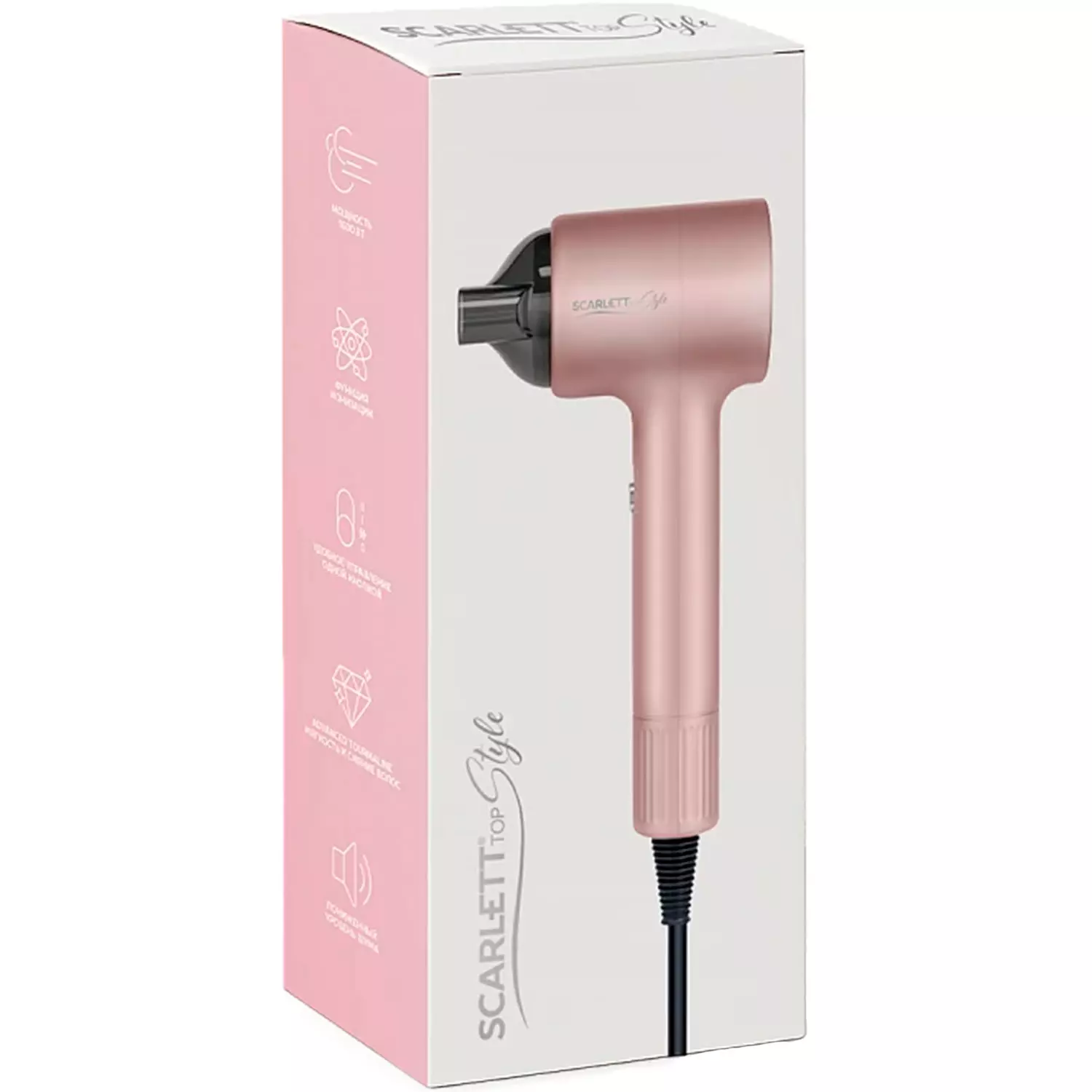 Фен Scarlett SC-HD70I53 Metallic Pink