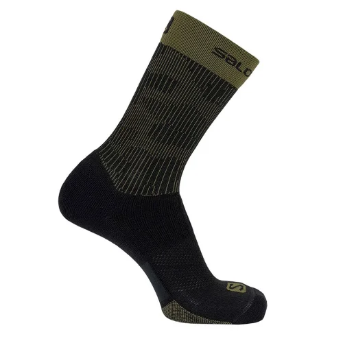 Носки Salomon X Ultra Mid черно-зеленые 45-47 купить,NaN