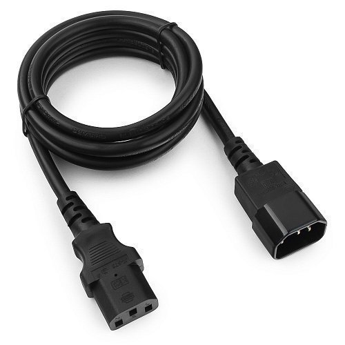Кабель питания Cablexpert PC-189-1-1.8M 1.8м черный купить,NaN