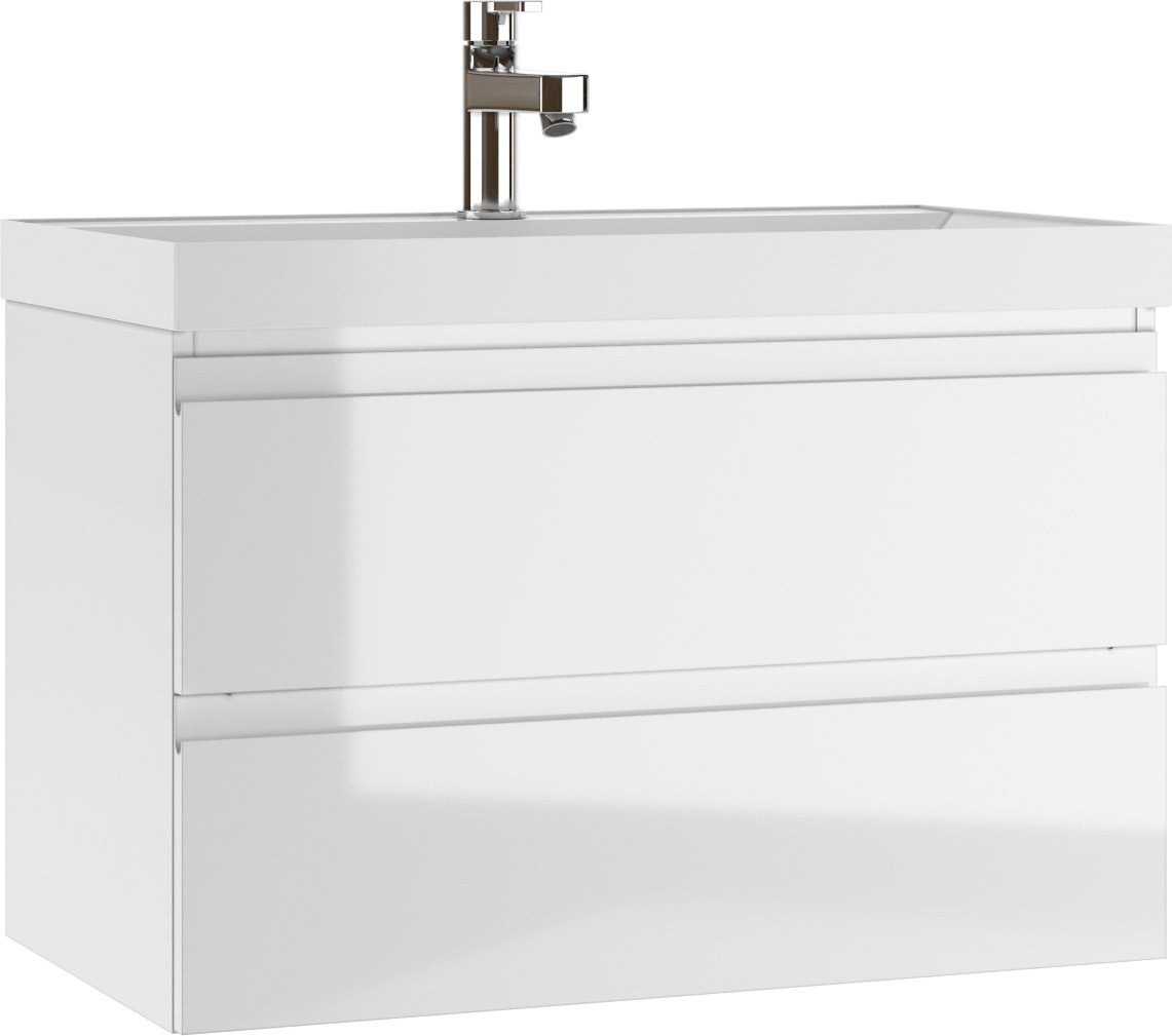 Тумба с раковиной Kabinka.kz Classica 80 Graffo 79x50x45см белый купить,NaN