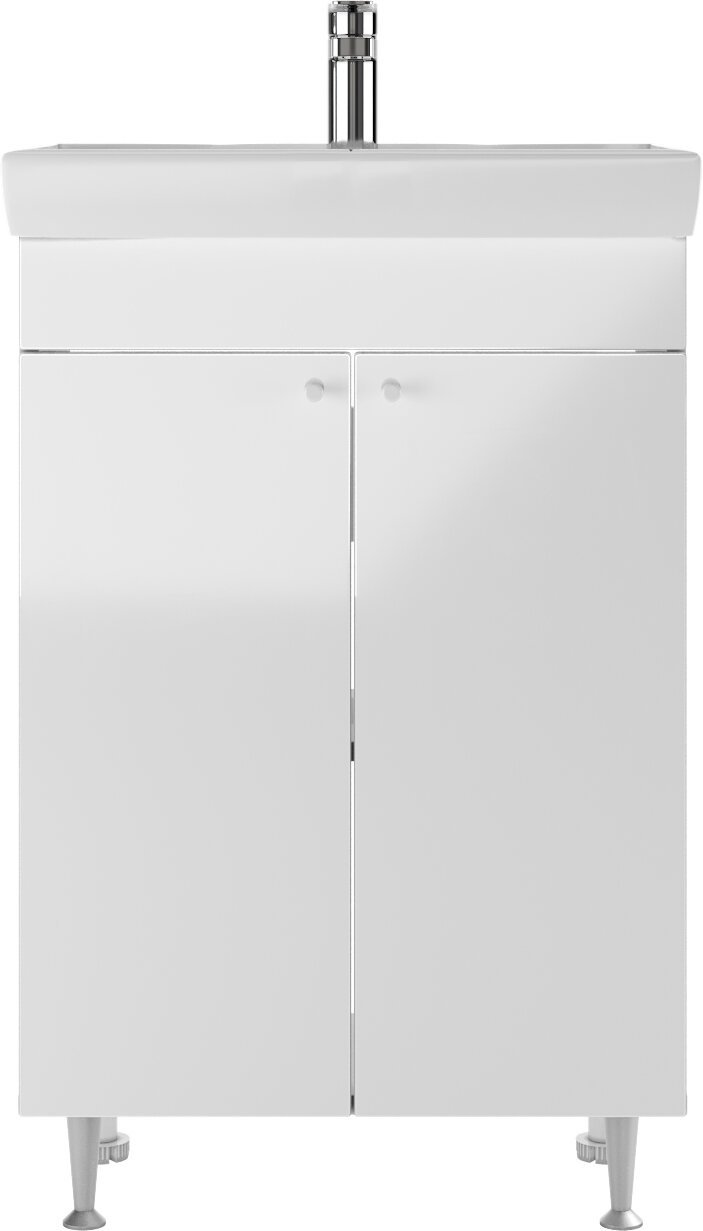 Тумба с раковиной KABINKA.KZ Байтерек, 54.2x77.2x34.4 см, белый