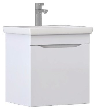 Тумба с раковиной KABINKA.KZ Grani 50, 50x51.5x40 см, белый купить,NaN
