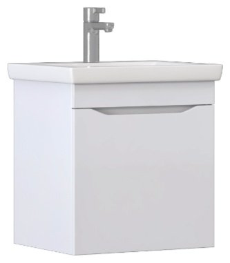 Тумба с раковиной KABINKA.KZ Grani 50, 50x51.5x40 см, белый купить,NaN