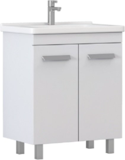 Тумба с раковиной KABINKA.KZ Nova, 70x83x45 см, белый купить,NaN