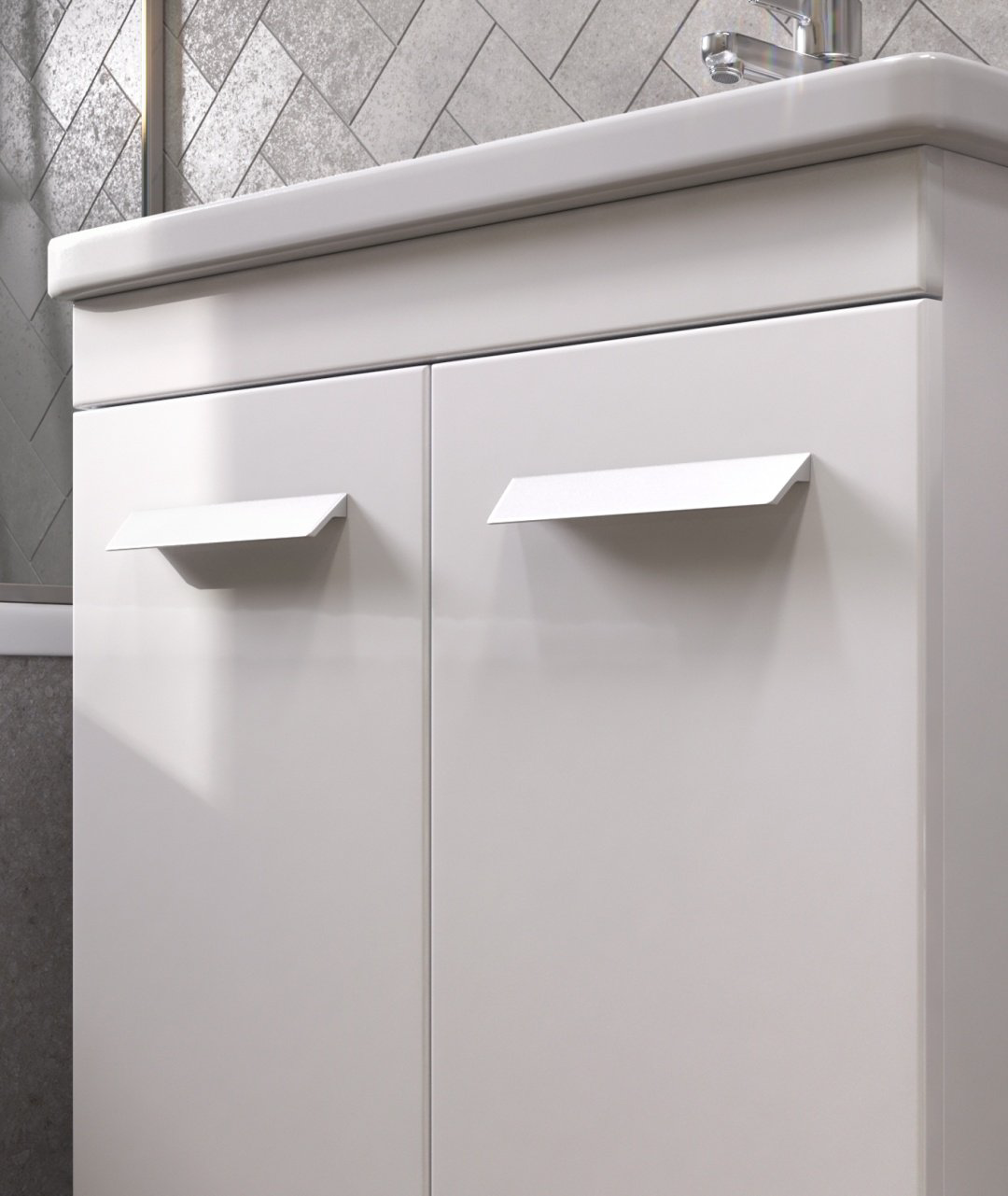 Тумба с раковиной KABINKA.KZ Nova, 70x83x45 см, белый купить,NaN