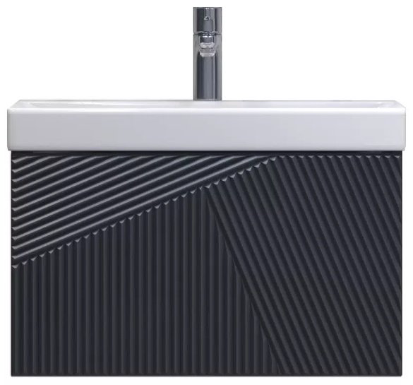 Тумба с раковиной Kabinka.kz Edge 600 60x39.7x39.5см графит купить,NaN