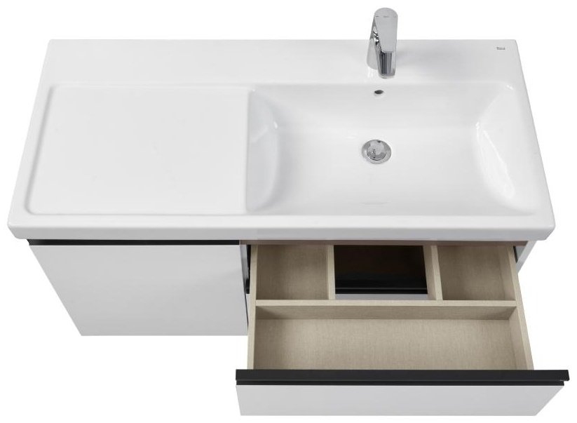 Тумба с раковиной Roca DOMI, 100x57.5x46.1 см, белый