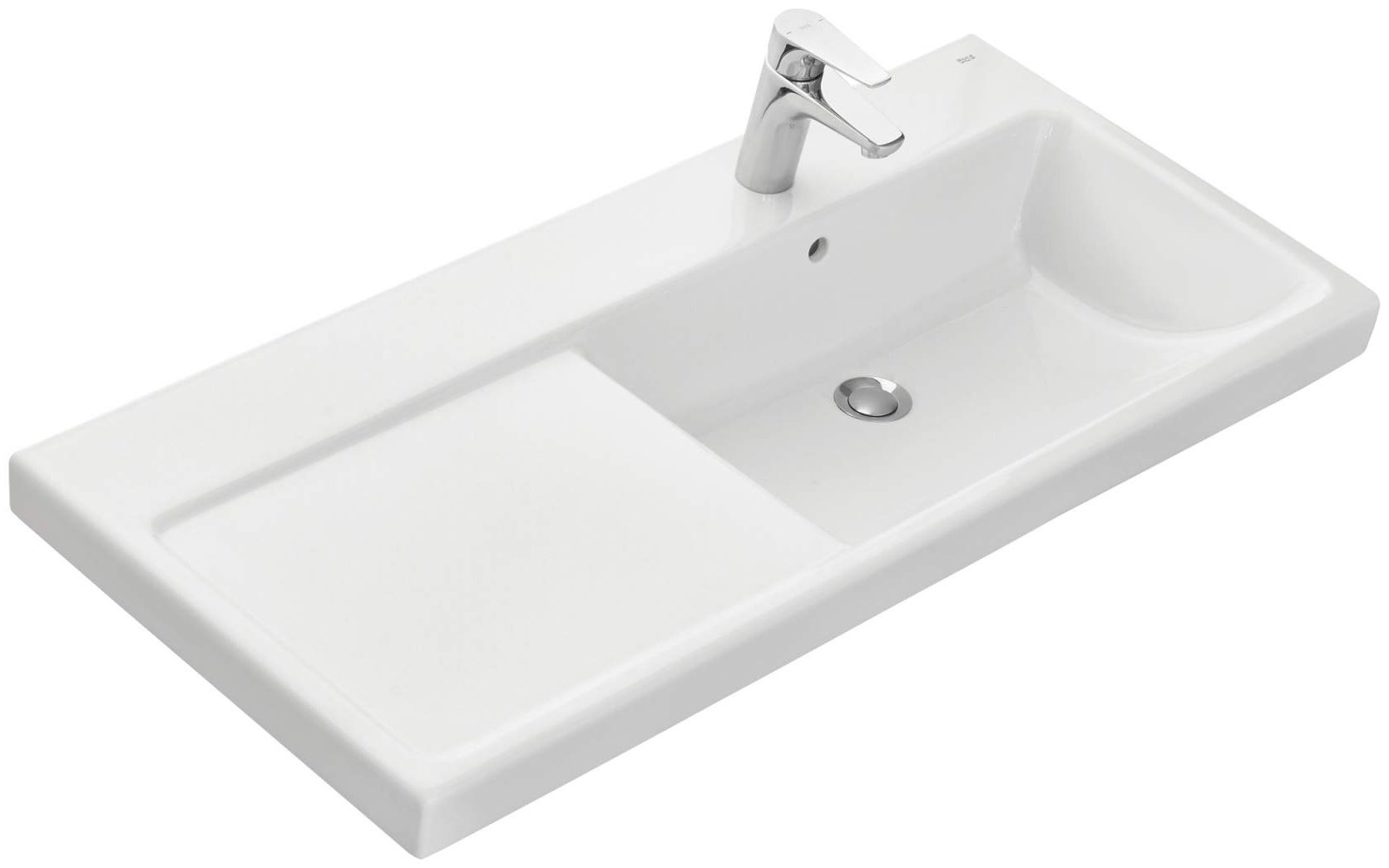 Тумба с раковиной Roca DOMI, 100x57.5x46.1 см, белый купить,NaN