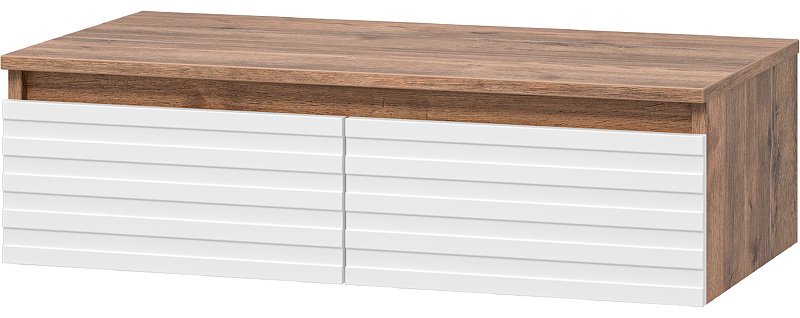 Тумба без раковины KABINKA.KZ DAK-009080-19-012Я, 80.6x23.1x42 см, белый, коричневый