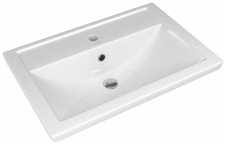 Тумба с раковиной KABINKA.KZ DU1506T, 57x82x38 см, белый, коричневый купить,NaN