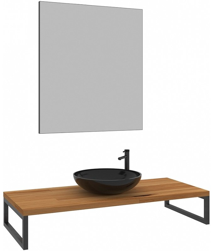 Тумба без раковины Kestel 120 3001043, 120x21x50 см, коричневый купить,NaN