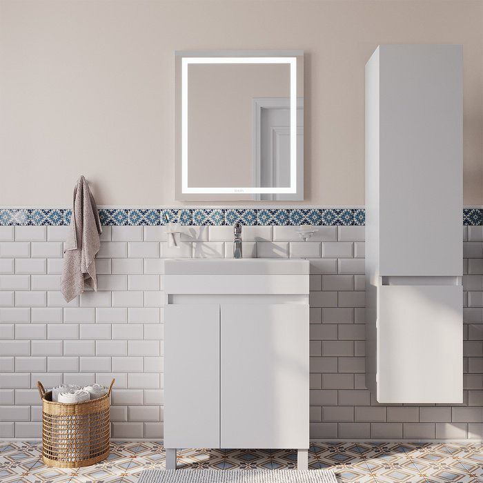 Тумба с раковиной IDDIS ZOD6CDFi95K / 3506000i28 , 60x71x37.3 см, белый купить,NaN