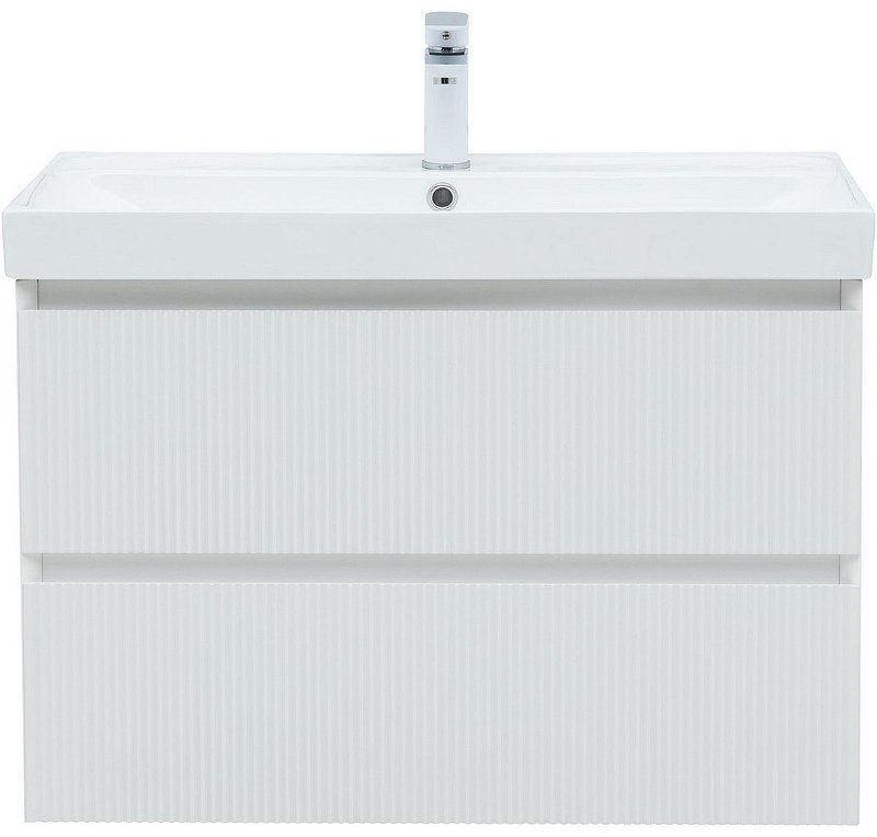 Тумба с раковиной KABINKA.KZ Flash 80 337156, 78.8x52x45.2 см, белый